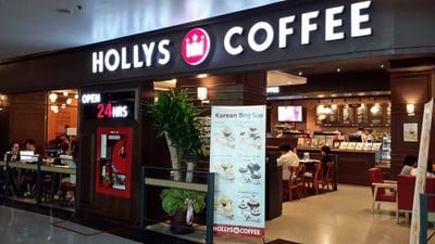 รีวิว Hollys Coffee อาคารสยามกิตติ์ - ร้านกาแฟ24ชั่วโมง