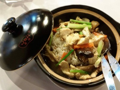 ข้าวอบหม้อดินไก่
