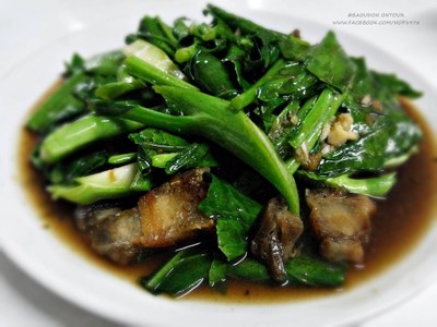 คะน้าน้ำมันหอย