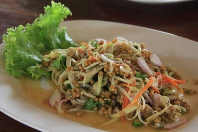 ยำไข่แมงดา