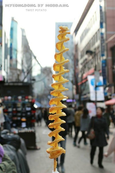 มันฝรั่งเกลียว คลุกชีส ร้อนๆอร่อยดี แนะให้ลอง ^^