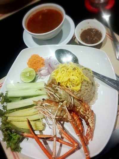 ขาวผัดน้ำพริกกะปิ