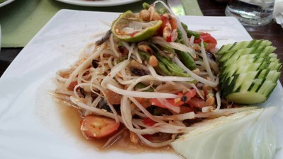 ส้มตำไทยปู