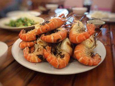 กุ้งเผา