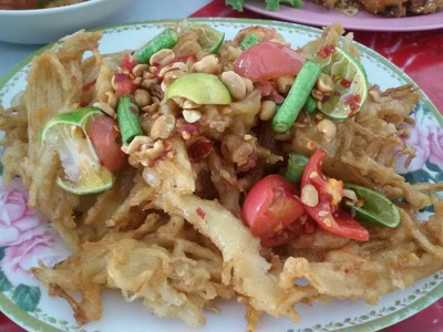 ส้มตำทอด
