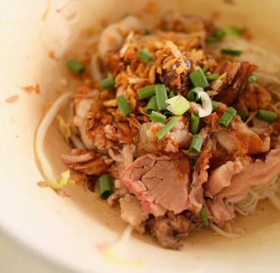 หมี่แห้งเนื้อ