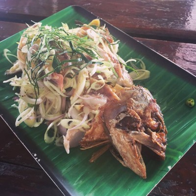 ยำตะไคร้ปลาทู