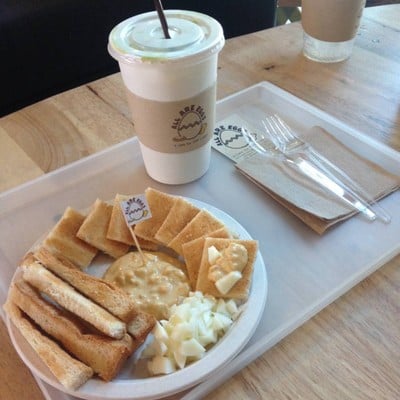 Egg dipping with toast