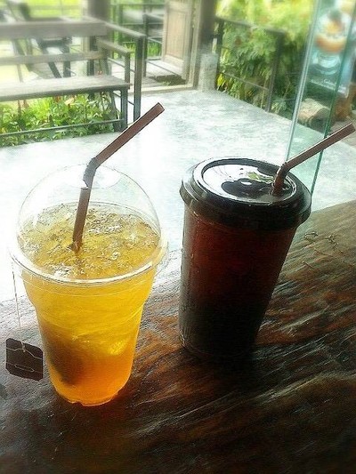 ชาพีช อเมริกันโน่