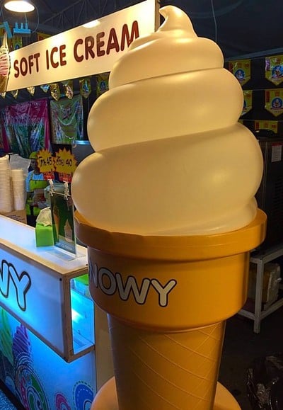 Snowy Soft Ice Cream