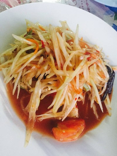 ส้มตำปูปลาร้า 50.-
