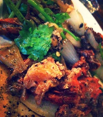 ปูนิ่มผัดพริกไทยดำ !!