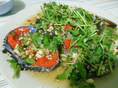ปูทะเลไข่ดอง