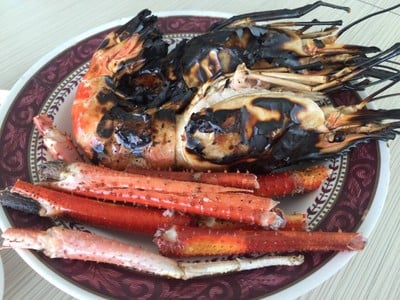 กุ้งเผาแม่ทองชุบ