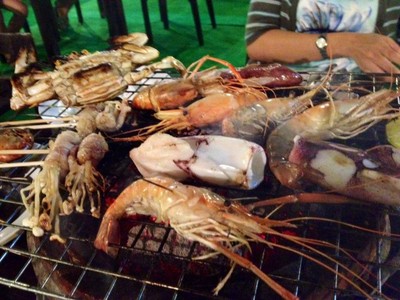 เมนูของร้าน 8/8 Seafood บุฟเฟ่ต์ทะเลเผา