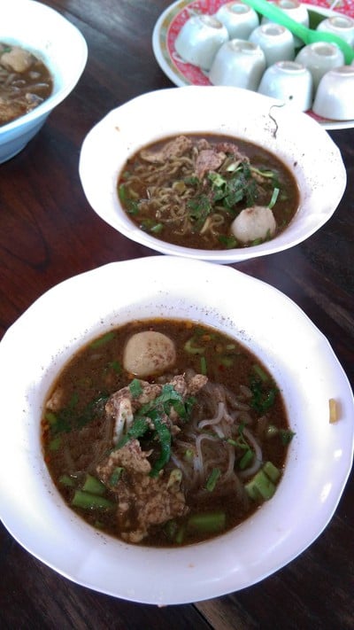 เมนูของร้าน ก๋วยเตี๋ยวเรือป้าทองคำ สะพานใหม่
