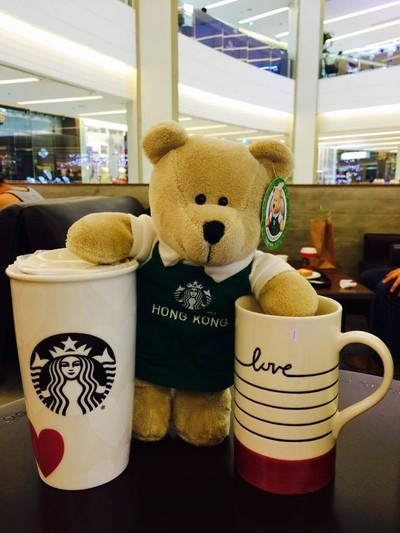 หมีบารีสต้าฮ่องกงจัดไป 1,300.- @ Starbucks Siam Paragon 1 St