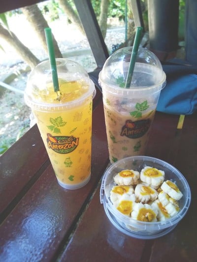 Almond Chocolate Cookie & Amazon Fruit Tea Paradise