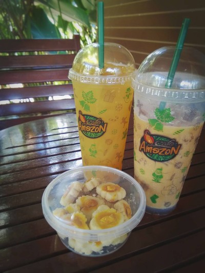 Almond Chocolate Cookie & Amazon Fruit Tea Paradise