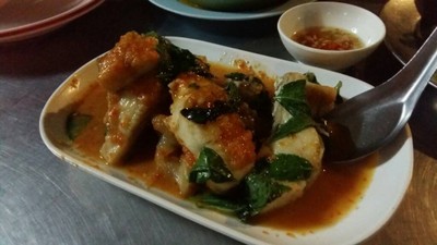 ปลากะพงผัดฉ่า