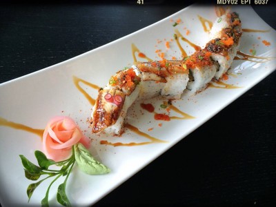 โรลหน้าปลาไหล