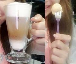 ลาเต้ร้อน