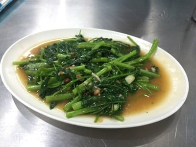 เมนูของร้าน เจ๊โอว ข้าวต้มเป็ด