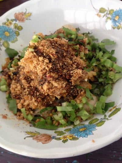 ก๋วยเตี๋ยวเรือน้ำ แห้ง