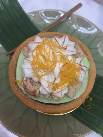 Kaya (Pandan Custard Tart)