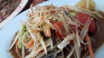 เมนูของร้าน แซ่บอีหลี หลังวัดโพธิ์