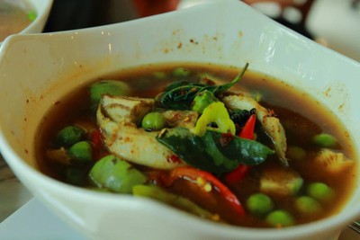 แกงป่าปลาเห็ดโคน