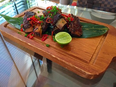 ซี่โครงหมูย่างเกลือ