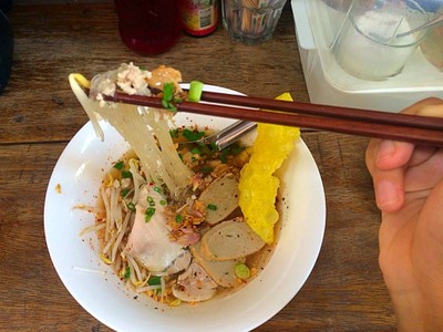เมนูของร้าน เตี๋ยวน้ำ บ้านไม้ ภูเก็ต
