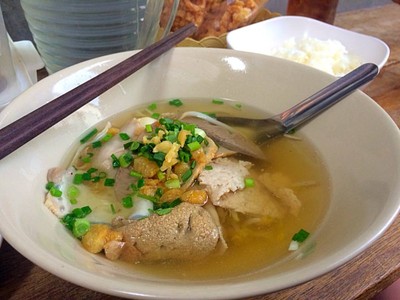 เมนูของร้าน เตี๋ยวน้ำ บ้านไม้ ภูเก็ต