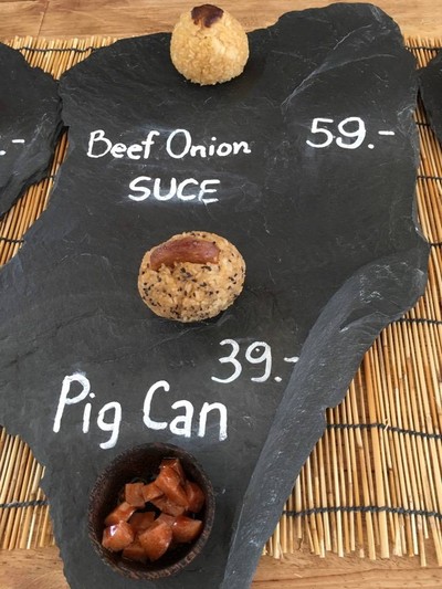 ป้ายราคาหรือสมุดเมนู