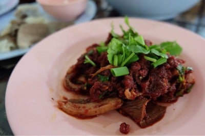 เมนูของร้าน ลาบป่าตันดีขม วังสิงห์คำ