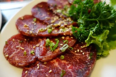 เมนูของร้าน Yakiniku Tan นิฮอนมาชิ