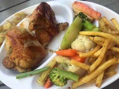 Roasted Chicken Quarter & Choice of 1 Side
