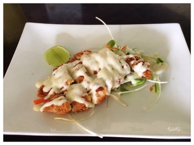 ไก่ครีมมะนาว