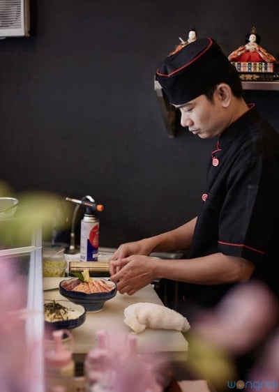 เมนูของร้าน Daruma Sushi ซอยอุดมสุข 50