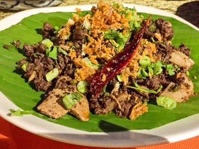 เมนูของร้าน เฮือนสุนทรี