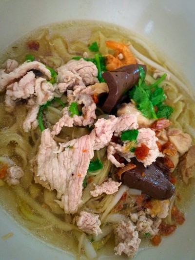 ก๋วยเตี๋ยวลูกชิ้นปลา น้ำใส,ต้มยำ