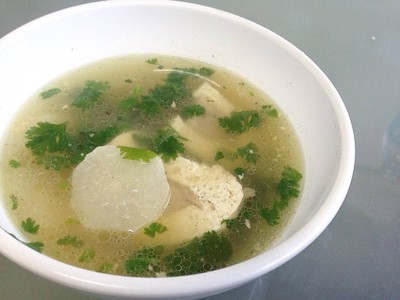 ต้มจืดเต้าหู้หมูสับ