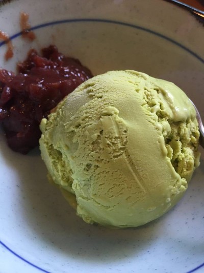 ไอศกรีมชาเขียวถั่วแดง