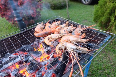 กุ้งเผา