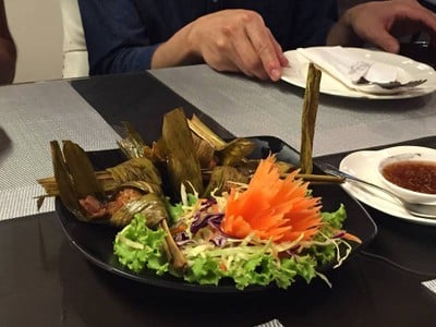 ไก่ห่อใบเตย
