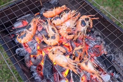 กุ้งเผา