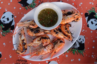 กุ้งเผา