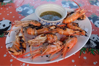 กุ้งเผา