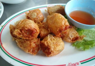 เมนูของร้าน เรือนอาหารทะเลวังมุข